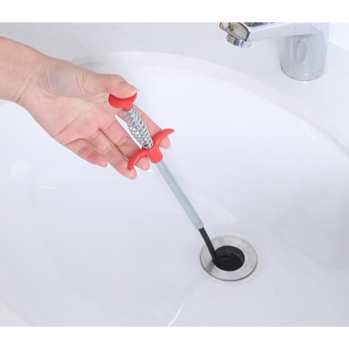 ที่คีบเศษขยะท่อน้ำ สปริงทะลวงท่อตัน 60 ซม.พร้อมส่งจากไทย