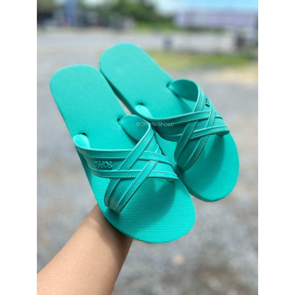 🌟ลูกค้าใหม่ 1 บาท💯 PUPPA รองเท้าแตะสวม สีล้วน เบอร์ 9-11 เบาใส่สบาย แห้งเร็ว