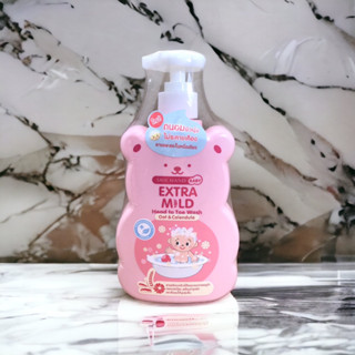 ศรีจันทร์เบบี้ สบู่เหลว อาบน้ำเด็กเอ็กซ์ตร้า มายด์ SRICHAND BABY Extra Mild Head to Toe Wash - Oat &amp; Calendula 400 ml.