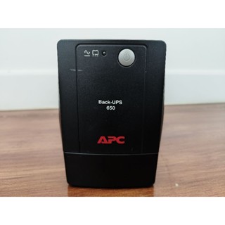 UPS เครื่องสำรองไฟมือสอง (second hand) APC 650VA/325W พร้อมแบตเตอรี่ใหม่ สภาพสวย สินค้าพร้อมใช้งานสวยดีทนทาน