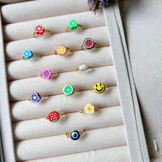 แหวนลวดดัดจี้ทอง 18k