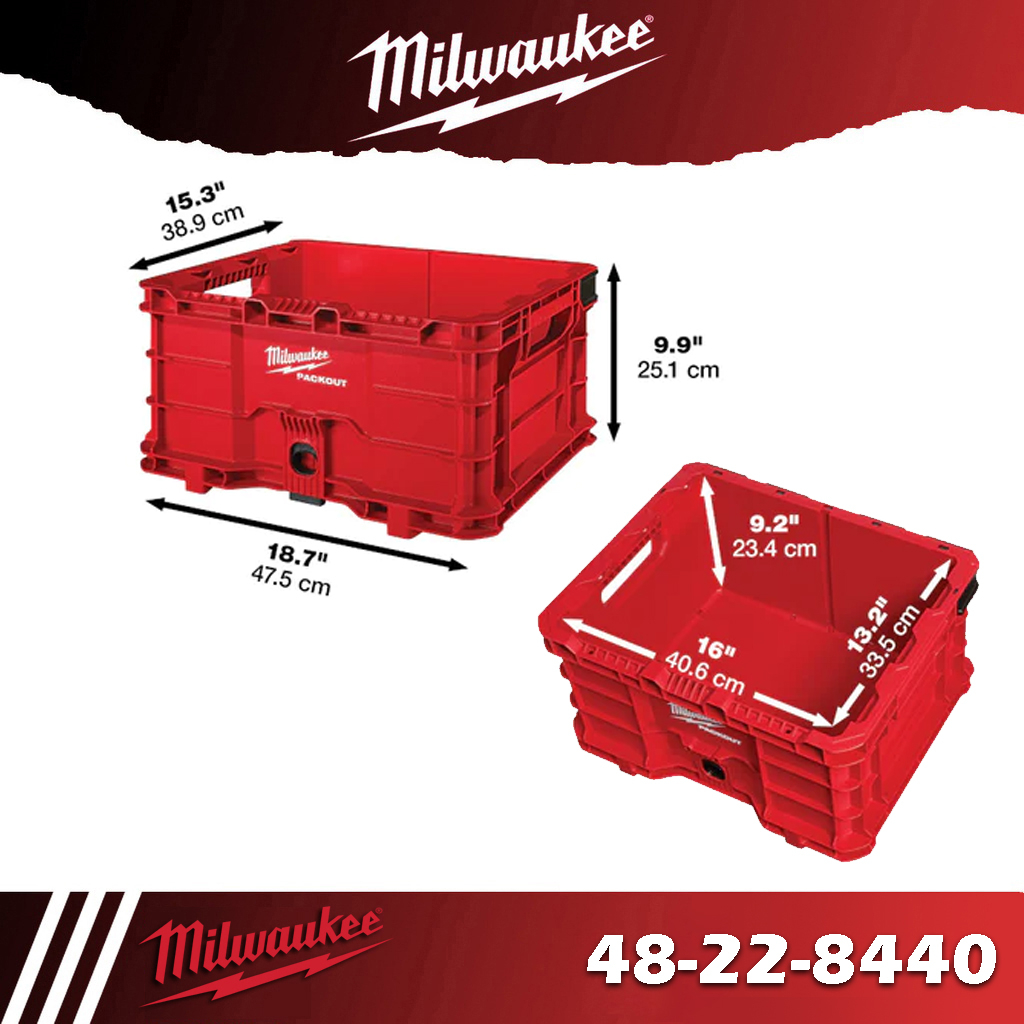 Milwaukee 48-22-8440 ลังใส่เครื่องมือ Packout