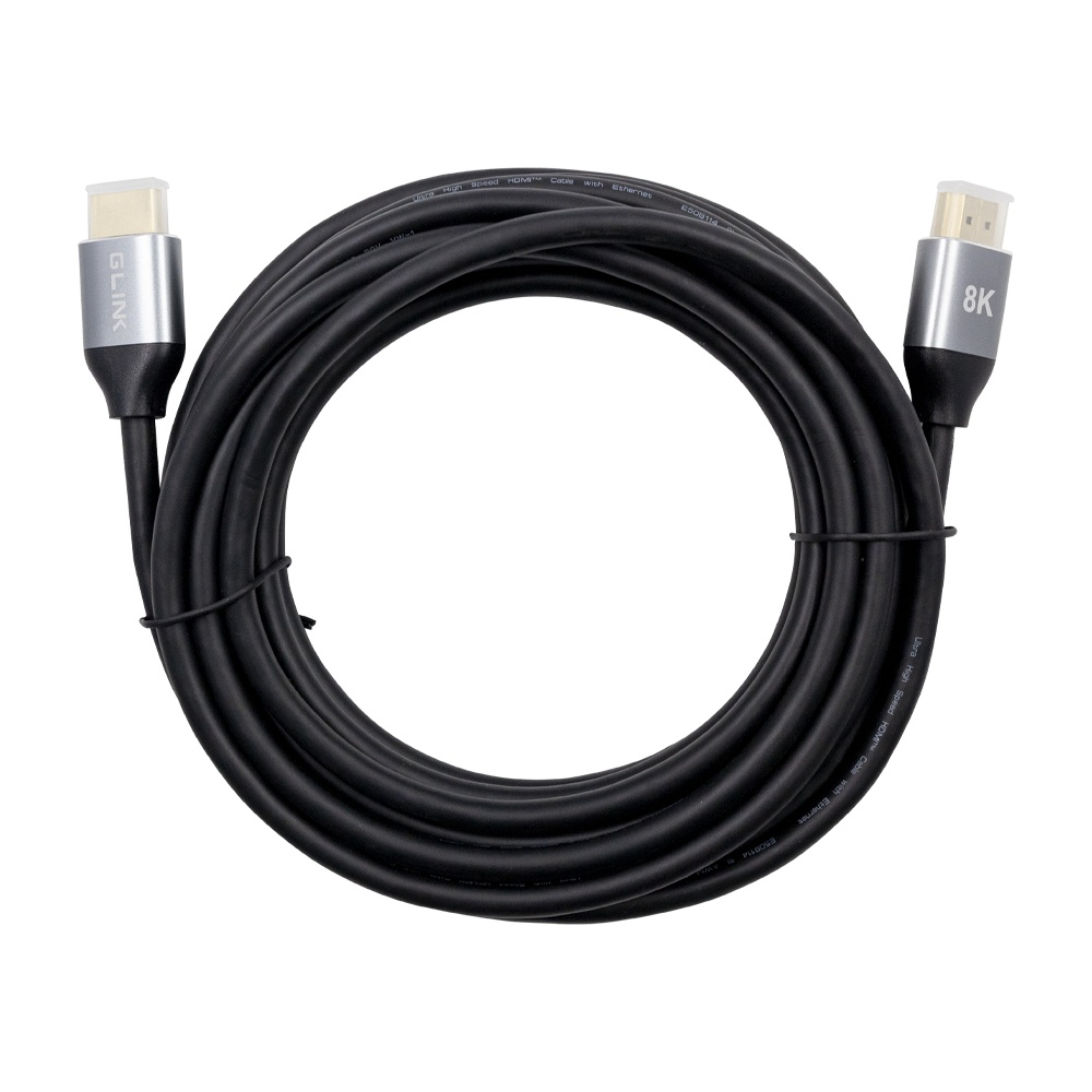 ✅มาตรฐาน GLINK GL-402 Cable HDMI 8K Version 2.1 สายสัญญาณ เวอร์ชั่น 2.1 8k 60hz /2k 144hz/1080p 160hz support HDR