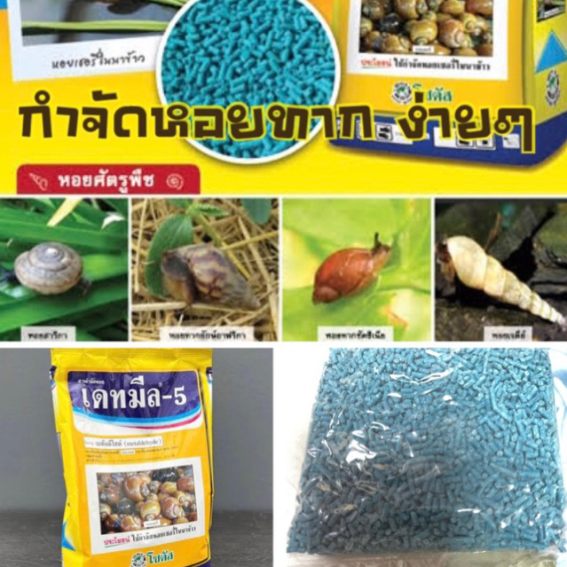 ยากำจัดหอย หอยกินพืช 🐌หอยทาก หอยเชอรี่ กำจัดหอยได้ทุกชนิด🐌