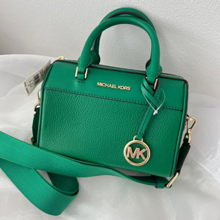 💚แท้💯 พร้อมส่ง💚หมอนมินิ 35S3GTFC0L MK Michael Kors Travel XS Duffle Crossbody in Signature