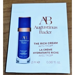 ❤PRO!!ซอง 2 ml.❤ใหม่แท้ 100%Augustinus Bader The Rich Cream**สูตรปรับปรุงใหม่ล่าสุด with TFC-8 **