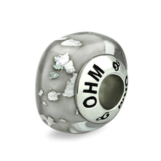 OHM Beads รุ่น Be Flakey Murano Glass Charm เครื่องประดับ บีด เงิน เแก้ว จี้ สร้อย กำไล OHMThailand