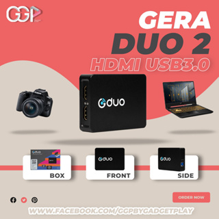 [กรุงเทพฯ ด่วน 1 ชั่วโมง] GERA DUO 2 HDMI USB3.0 Video Capture Card 1080P ประกันศูนย์ไทย