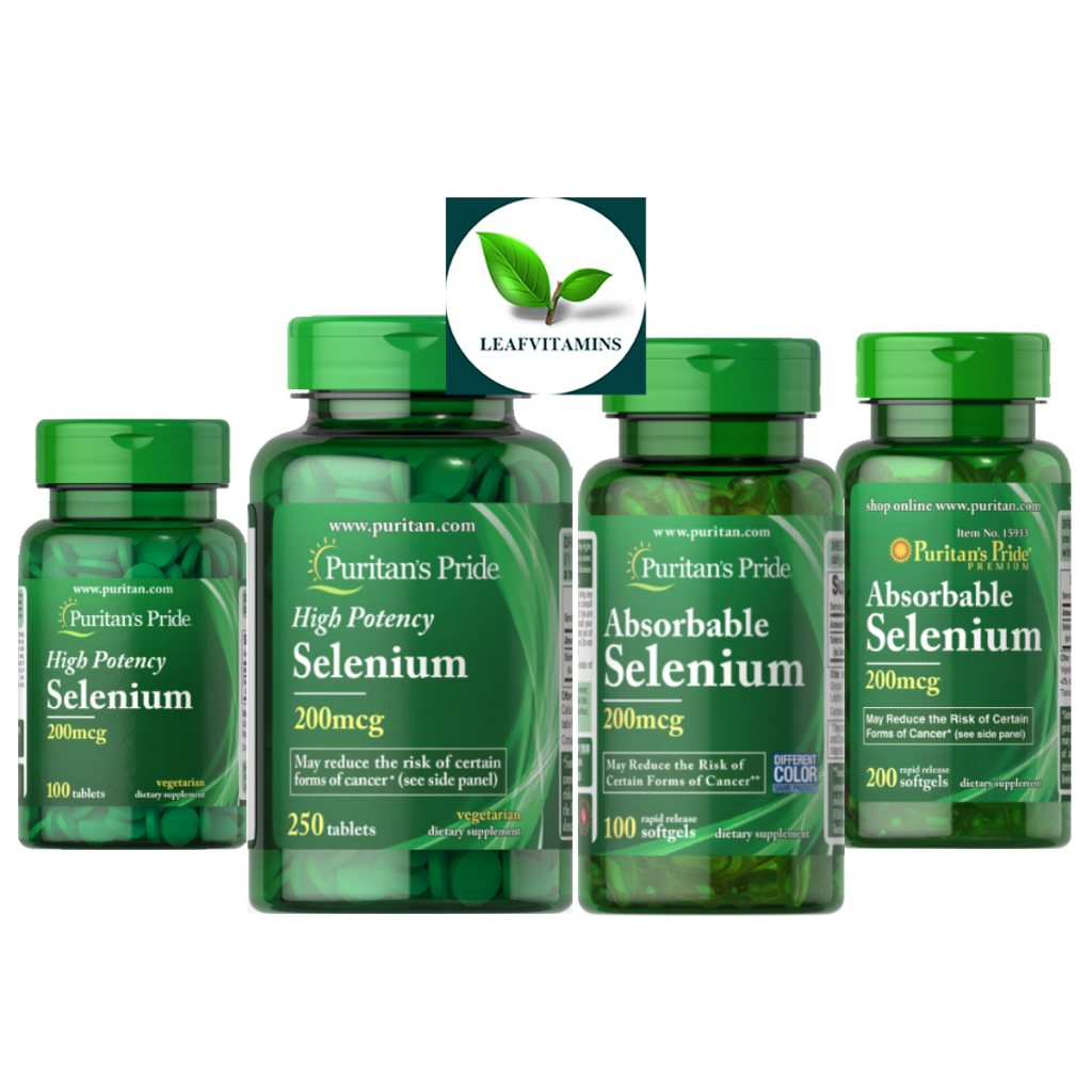 Puritan's Pride Selenium 200 mcg , Absorbable Selenium 200 mcg