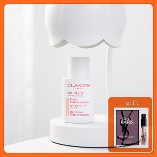 【100% Authentic Sunscreen】CLARINS UV Plus Anti-pollution SPF50 PA++++ Day screen MultinProtection 30 ml Rosy glow