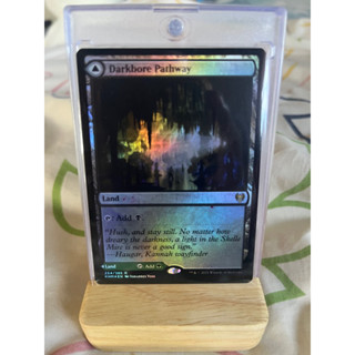 การ์ด MTG Darkbore Pathway Foil Land Magic the Gathering EDH รุ่น KHM สภาพ Nm