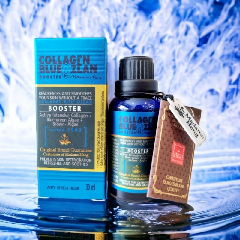 มาดามเฮง✨คอลลาเจน บลูโอเชี่ยน บูสเตอร์ ✨Collagen Blue Ozean Booster Madame Heng