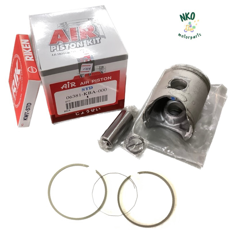 ลูกสูบ ลูกสูบชุด BEAT บีท ลูกสูบ+สลัก+กิ๊บล็อค+แหวน #ลูกชุด #ลูกสูบแหวน #อะไหล่เดิม