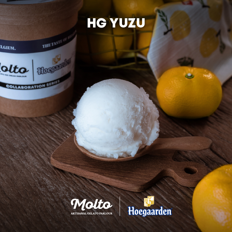 HG Yuzu (ไอศกรีม ฮูการ์เด้น ยูซุ 1 ถ้วย 16 oz.) - Molto premium Gelato