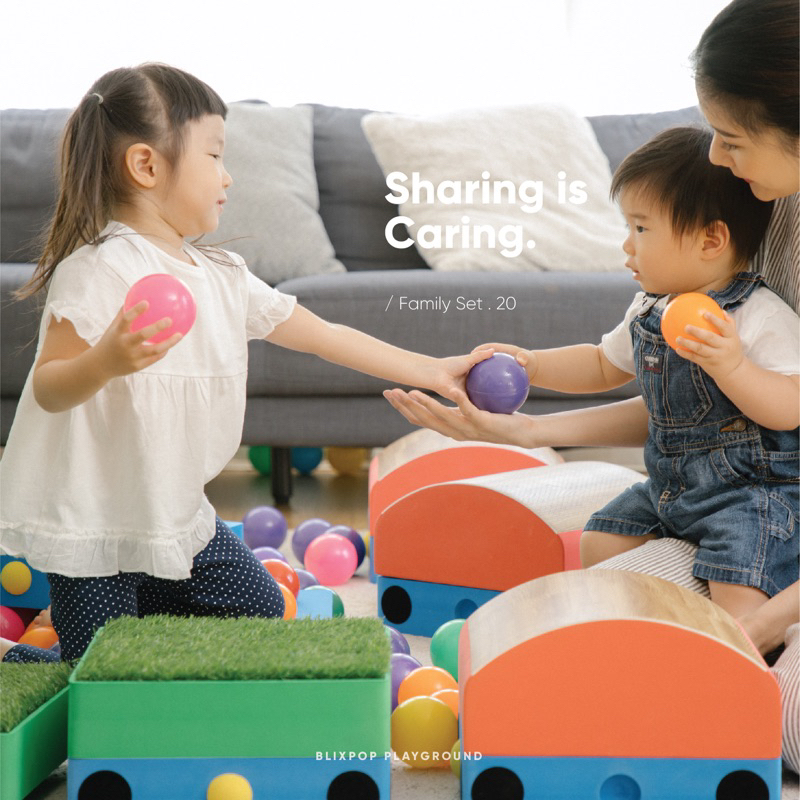 บลิกซ์พ็อพ บล็อกยักษ์ แฟมิลี่ เซ็ต 20 บล็อก | Blixpop - Family Set (20 blocks)