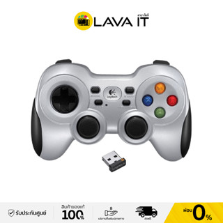 Logitech F710 Wireless Gamepad จอยสติ๊กเล่นเกมแบบไร้สาย ออกแบบกระขับมือ เชื่อมกับ Steam และ Android ✔รับประกัน 3 ปี