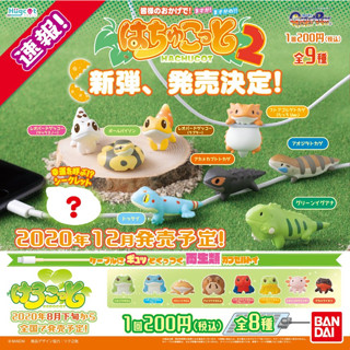 Gashapon Bandai Animal Hugcot Hachucot Reptiles Vol.2 Cable Holder Figure Collection