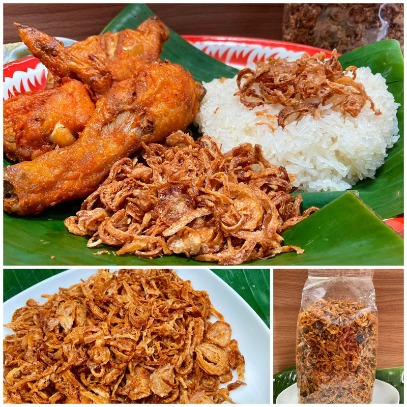 หอมเจียว หัวหอมเจียว หาดใหญ่ ทานกับไก่ทอด