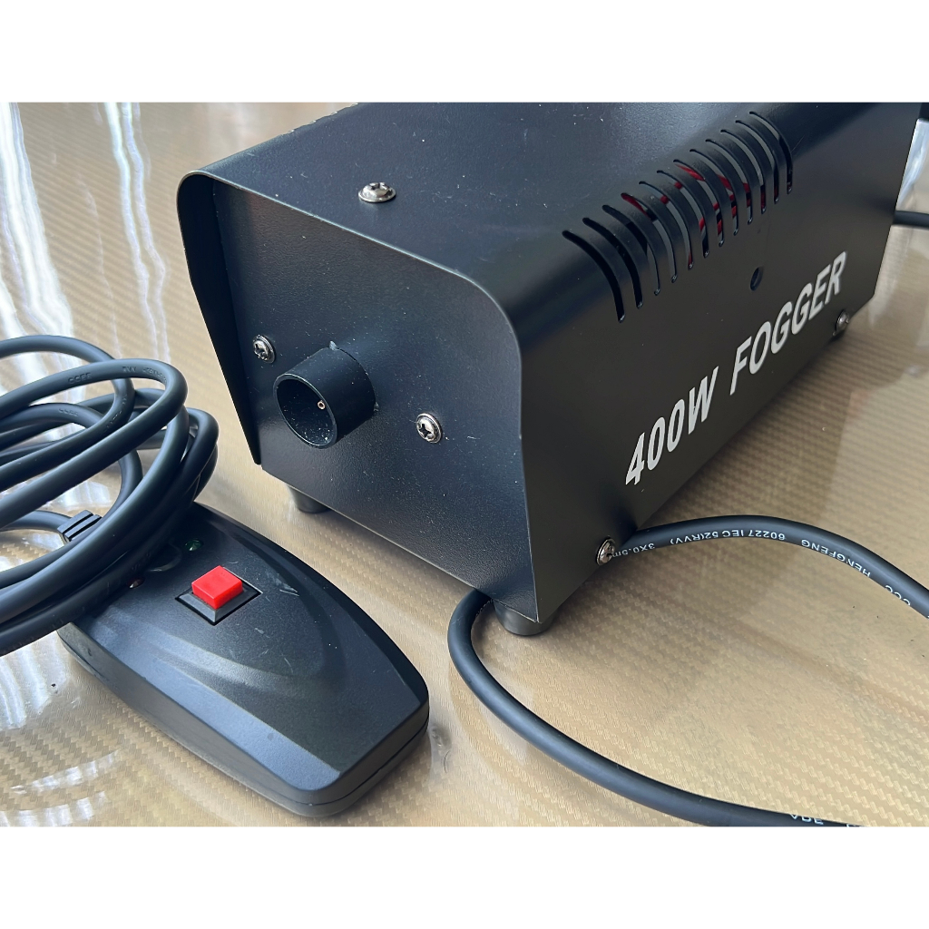 smoke fog machine ปุ่มกด 400w (แถมฟรีน้ำยาทำควัน)