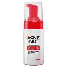 $$Acne Aid Foaming Face Wash Oil Control แอคเน่ เอด โฟมมิ่ง เฟซ วอช ออยล์ คอนโทรล [100 ml.] โฟมล้างหน้า