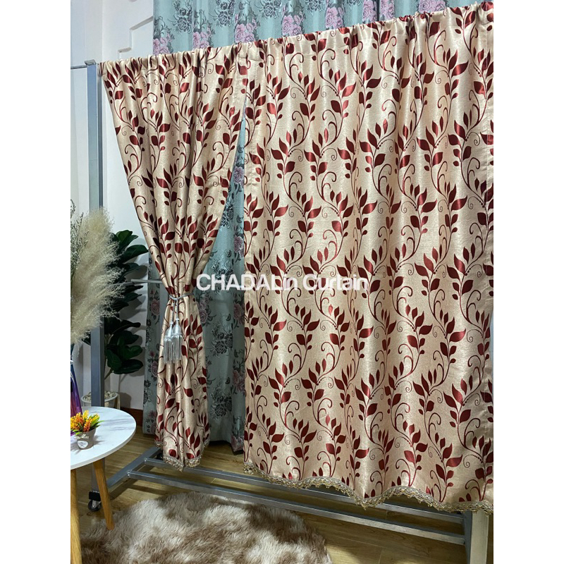แนะนำ ผ้าม่าน ผ้าม่านหน้าต่างแบบสอดลวด ผ้าพิมพ์มีลายทั้ง 2 ด้าน เนื้อหนา (สูง150ซม.) ราคา/ผืน ราคาพิเศษ มีเก็บเงินปลายทาง
