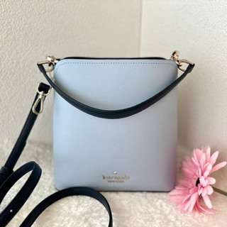 💚แท้💯 พร้อมส่ง💚 WKR00541 Kate Spade Darcy Colorblock Leather Small Bucket