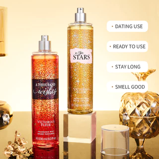 🌃🌼🍋🫐perfume Victoria's Secret bath & body works fragrance mist สเปรย์น้ำหอมฉีดตัว（ 236 ml)