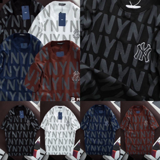 เสื้อยืดแขนสั้น MLB:NY MONOGRAM Unisex 👱🏻‍♂️👩🏼‍🦰 cotton 💯 ผ้านุ่ม ใส่สบายตัว พร้อมส่งจากไทย 🚚 ร้านค้าจัดส่งไว