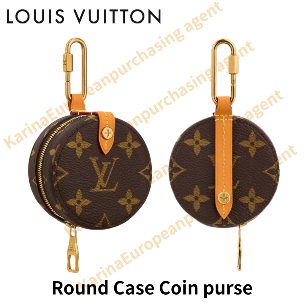 Louis Vuitton LV Classic models Round Case Coin purse Women's wallet Made in France