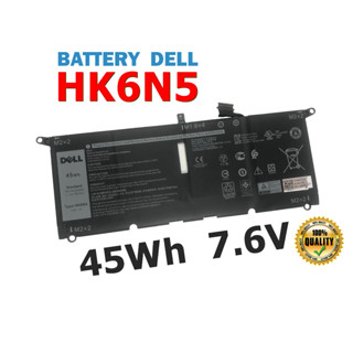 Dell แบตเตอรี่ HK6N5 (สำหรับ Dell XPS 13 9370 9380 7390 5390 7490 DXGH8 P82G ) Dell Battery เดล แบตเตอรี่ โน๊ตบุ๊ค