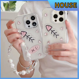 💲คูปองเคลม💲เคสไอโ case for iphone 11 12 ปลาแห้งขนาดเล็กที่เรียบง่าย เคส 14 13 12 11 pro max ซิลิโคนเหลวมีความทนทาน