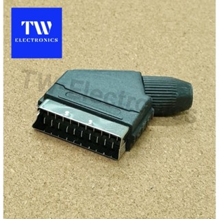 Scart,หัวScartตัวผู้,ปลั๊กสคาร์ท,Scart connector(male)