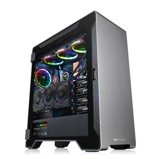 THERMALTAKE ( เคสคอมพิวเตอร์ แบบเปล่า ๆ ) CASE A500 ALUMINUM TG EDITDION ATX MID TOWER