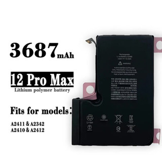 Suitable for replacing the original 3687mAh battery of i12Pro Max with a 3-month warranty, one set of tools