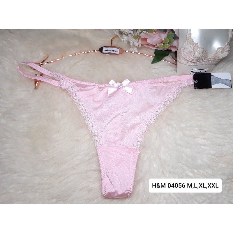 H@M 🌸 เติมของ แล้ว size XS,S,M,L,XL,2XL ชุดชั้นใน/จีสตริง (G string) 04056
