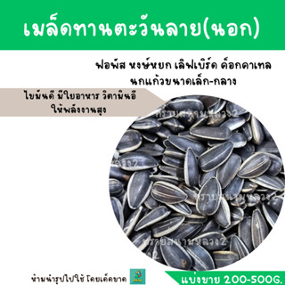 เมล็ดทานตะวันลาย (แบ่งขาย 500 g. - 1 kg.)