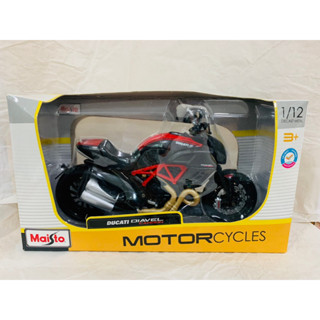 Maisto 1:12 Ducati Diavel Diecast Model/Toy MOTORCYCLE/BIKE New in Box