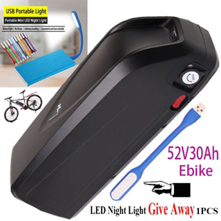 Scooter Battery Electric Bicycle Hailong Battery 36V 48V 52V 30Ah USB 18650 BBS02 BBS03 BBSHD 500W E Bike Bafang Motor