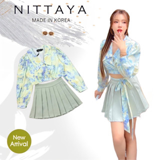 NITTAYAเซตเสื้อแขนยาว+กระโปรง(*สอบถามสต๊อกก่อนกดสั่งน๊า)