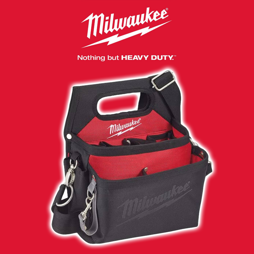 Milwaukee 448-22-8112 กระเป๋าเครื่องมือช่าง กระเป๋าช่างไฟ  ELECTRICIANS WORK POUCH WITH QUICK ADJUST BELT