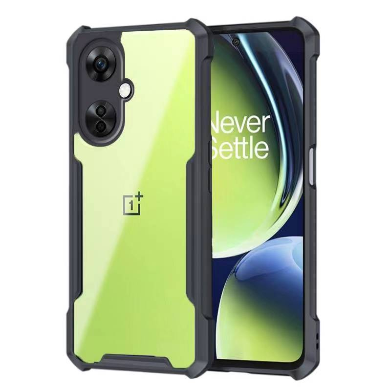 OnePlus Nord CE 3 Lite 5G(พร้อมส่งในไทย)เคสกันกระแทกขอบสีหลังใสOnePlus Nord CE3 Lite 5Gตรงรุ่น