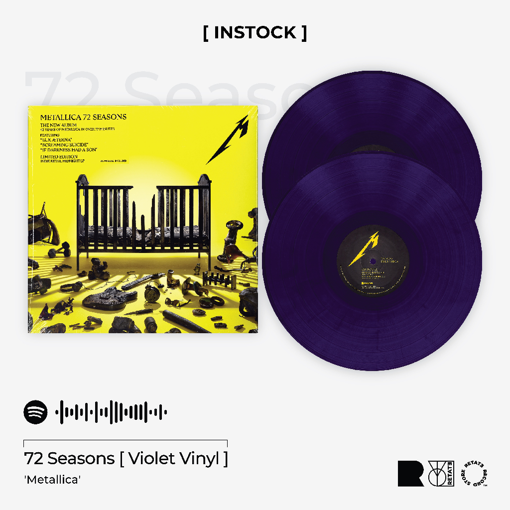 แผ่นเสียง Metallica - 72 Seasons [ Exclusive Violet Vinyl ] 🟣