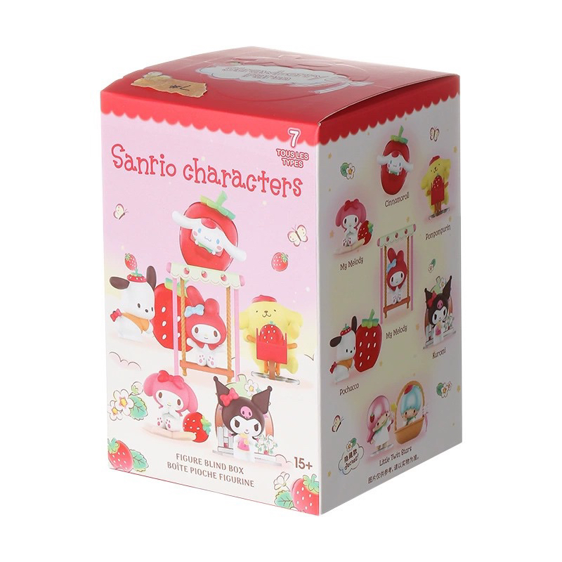[พร้อมส่ง] กล่องสุ่ม Miniso Sanrio Strawberry Farm - My Melody