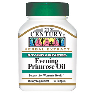 น้ำมันอีฟนิ่งพริมโรส 21st Century, Evening Primrose Oil, Womens Health Support, 60 Softgels