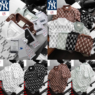 MLB NY MONOGRAM POLO SHIRT POLO 👕 เสื้อโปโลคอปก MLB:NY Basic ผ้า Cotton 💯 | เสื้อคอปกผู้ชาย | เสื้อโปโล 👕ร้านค้าจัดส่งไว