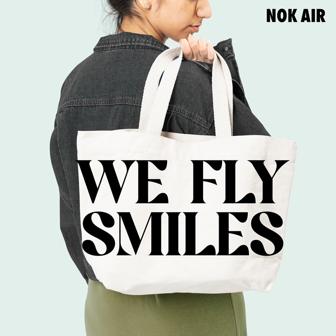 NOKAIR | กระเป๋าผ้า รุ่น NOK Smile Bag