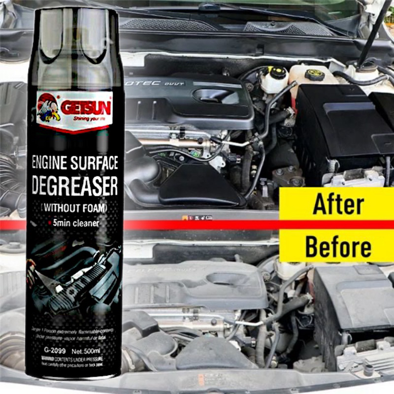 Engine Degreaser สเปรย์ทำความสะอาดเครื่องยนต์ ล้างห้องเครื่อง คราบน้ำมัน จาระบี
