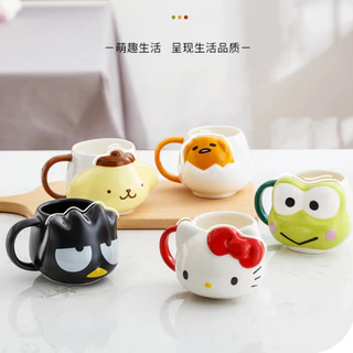 พร้อมส่ง💕 แก้วมัค 450ml แก้วกาแฟ Sanrio ลายการ์ตูน