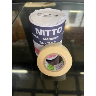 NITTO กระดาษกาวนิตโต้ NITTO TAPE NO.720 กระดาษกาวนิตโต้ Nitto ขนาด (16 mm. x 18 m.)