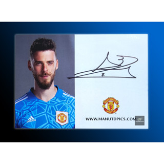 คลับการ์ดพร้อมลายเซ็น David De Gea - Manchester United Official Club Cards 2022/2023